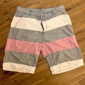 Charles and a Half Striped Shorts